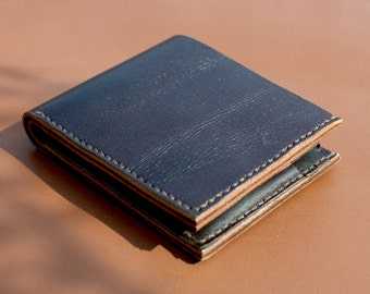 Items similar to Men's Leather Bifold Wallet on Etsy