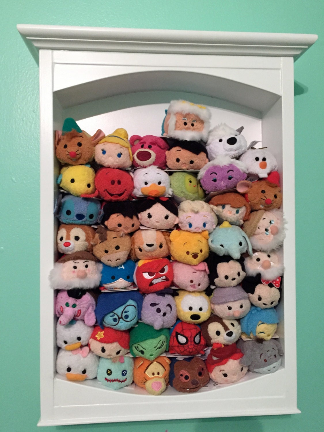 display case for stuffed animals