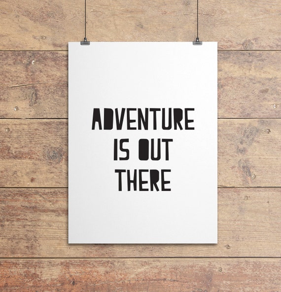 adventure is out there print printable kids by CowboysAndUnicorns