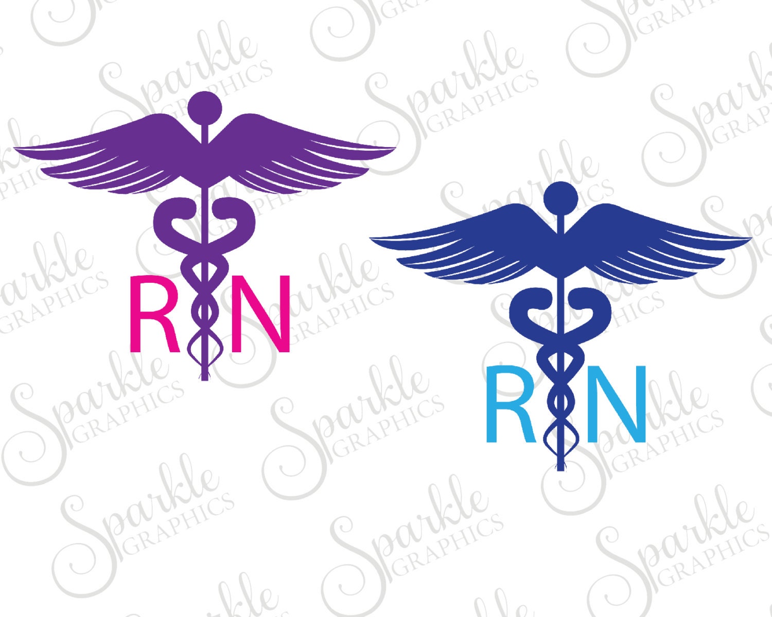 Nurse Emblem Nurse SVG Registered Nurse RN Nurse Logo Nursing School Clipart Svg Dxf Eps Png ...
