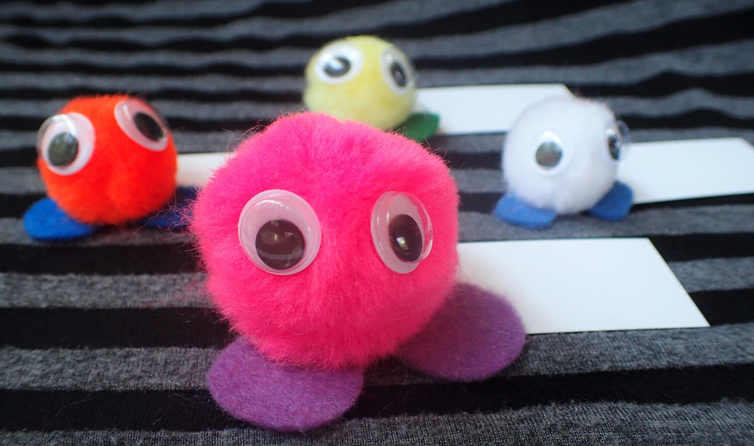 Warm Fuzzies / Warm Fuzzy Pom Poms Critters by ElementaryCraft