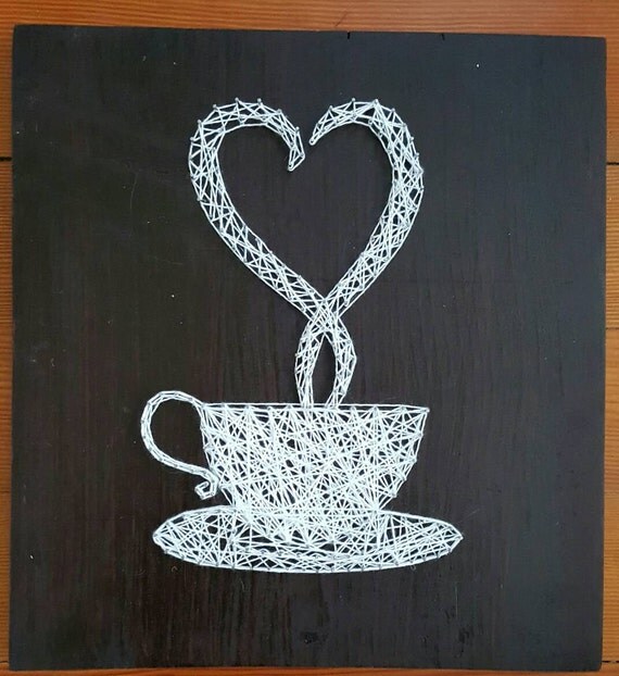 String Art Coffee cup