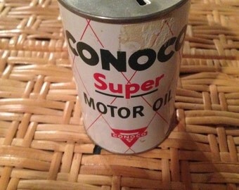 Conoco oil can bank