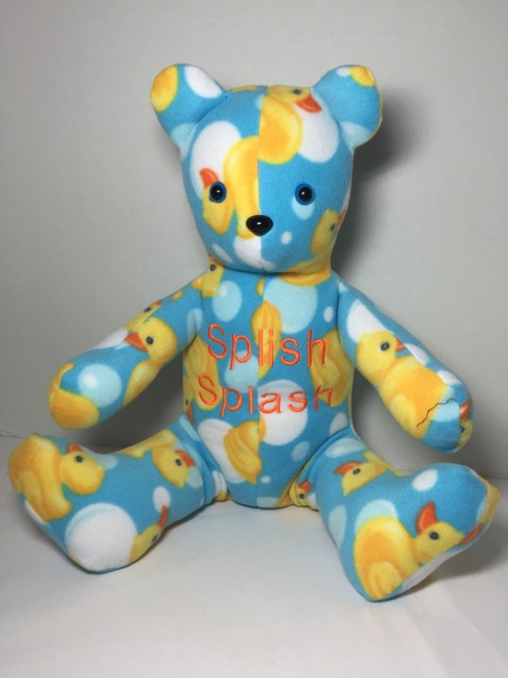 rubber duck teddy bear