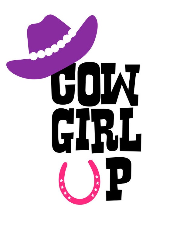 Cowgirl up SVG dxf pdf png Cuttable file