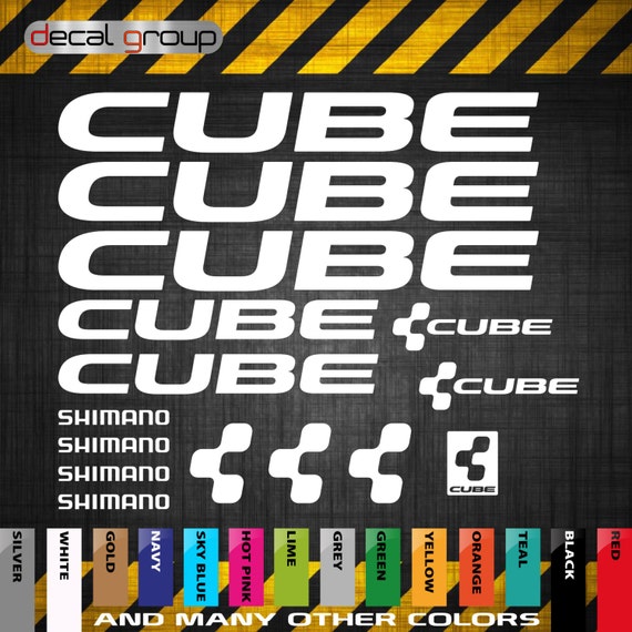 cube bike decals