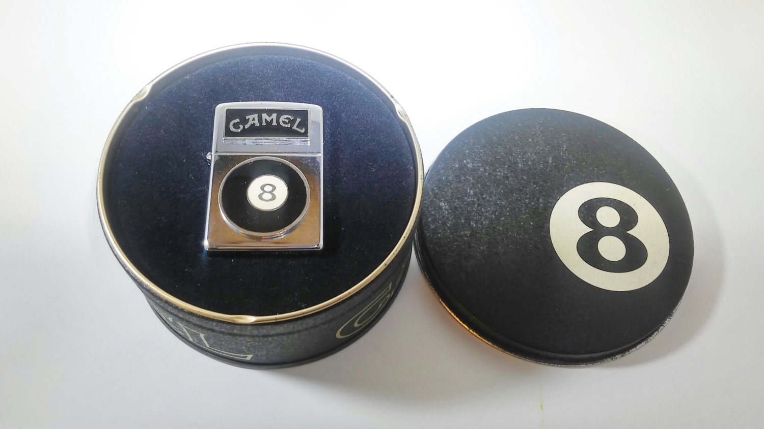 Camel Zippo Lighter 8 Ball Vintage Zippo Lighter Camel Joe