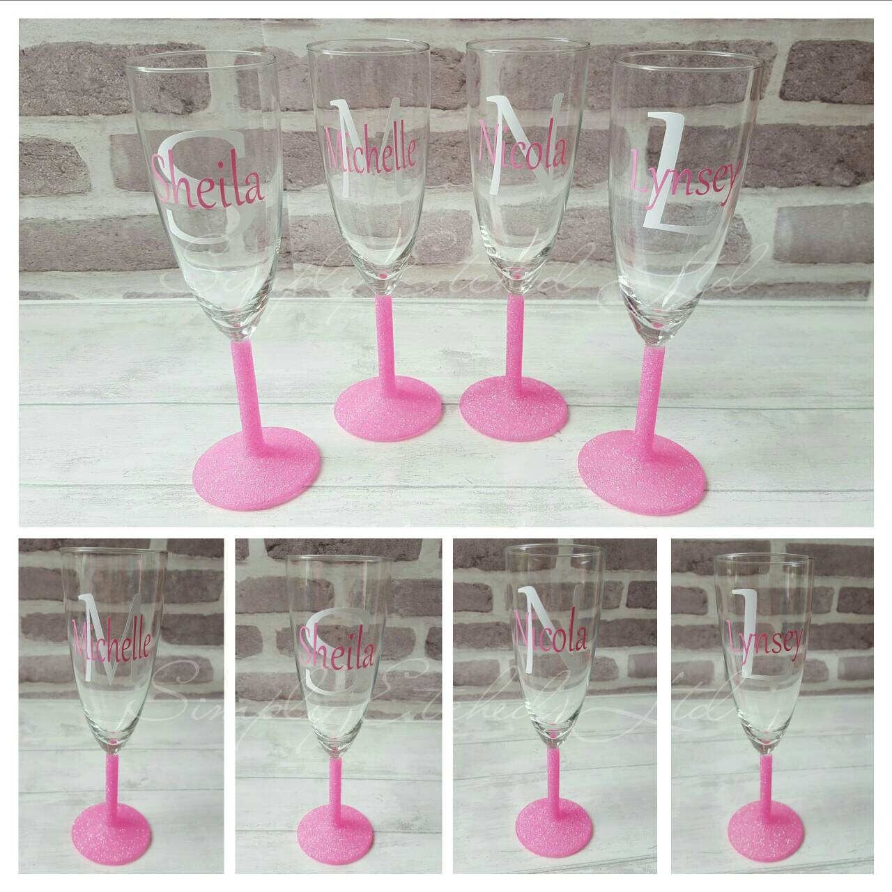 Champagne Flute Decal / Stickers