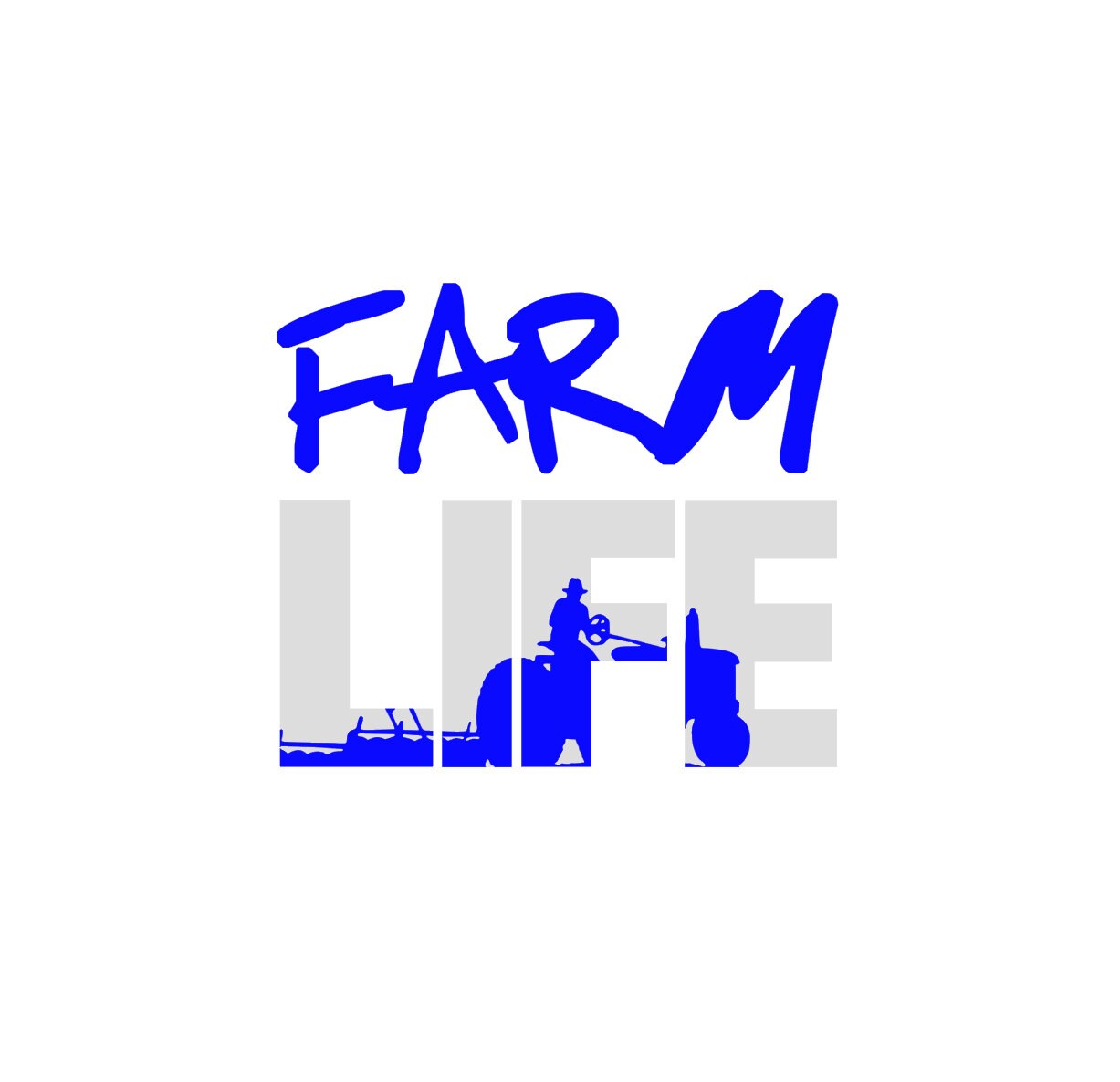 Download Farm Life SVG with Tractor cut out