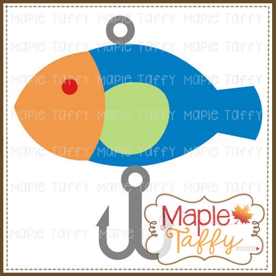 Fishing Lure 1 SVG and DXF file
