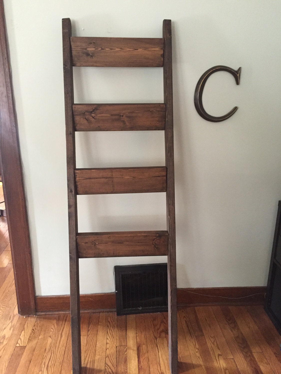 Wooden Blanket Ladder Towel Ladder Quilt Ladder