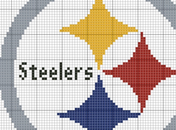 steelers cross stitch graph free
