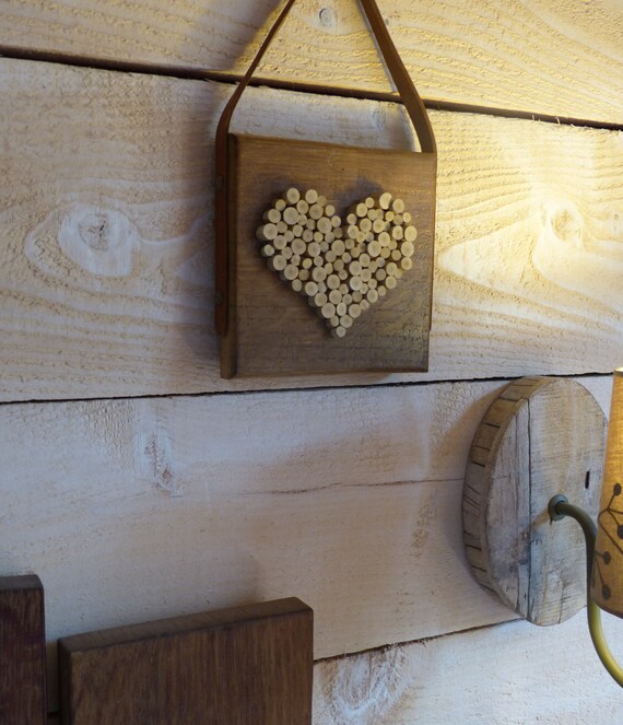 Wooden heart frame