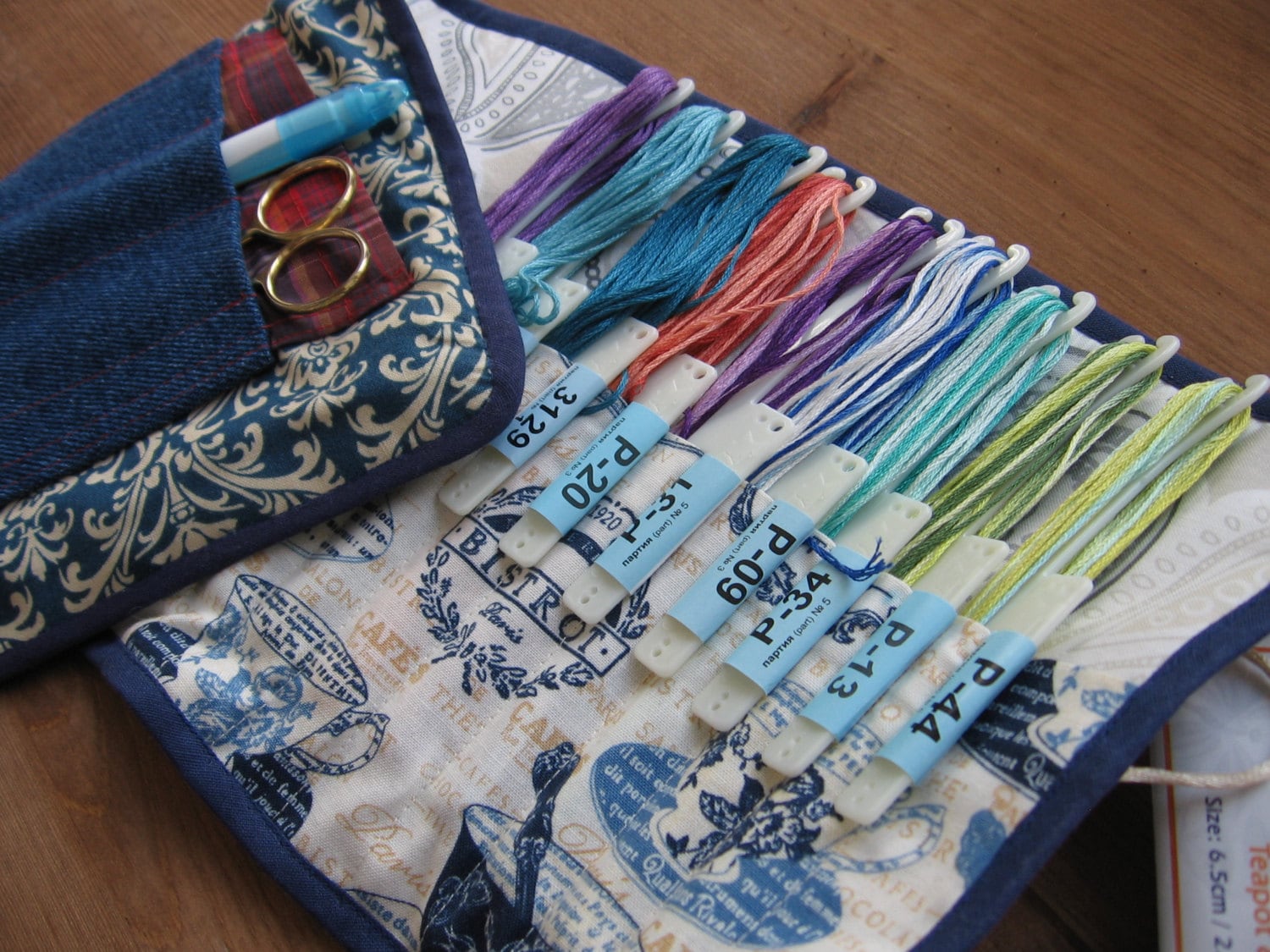 Cross Stitch StitchBow Floss holder Neddle Crafts Project bag