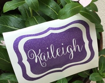 Yeti Tumbler Decal| Yeti Decal| Fancy Yeti Decal| Glitter Yeti Decal| Glitter Tumbler Decal| Name Decal|YETI Decal| Fancy Decal|Glitter Deca