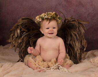 Newborn Angel Wings, Earth Angel Wings, Baby Angel Wings, Newborn Photo Props, Angel Wing Props, Infant Baby Wings, Feather Wings, Props