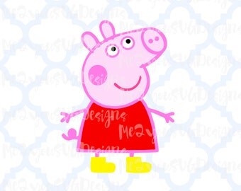 Peppa Pig SVG,EPS,PNG,Studio
