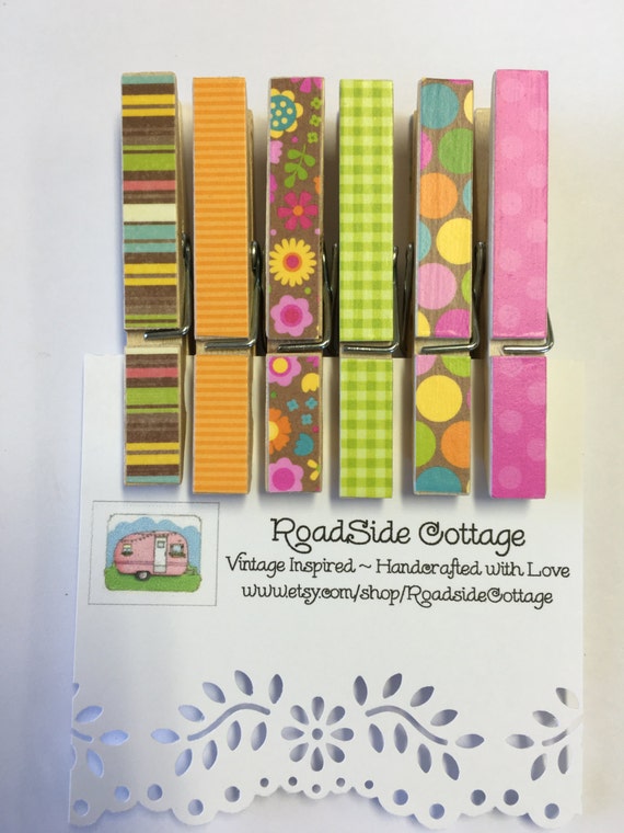 Fancy Clothes Pins by RoadsideCottage on Etsy