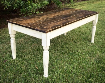 46.5 in Kids Farmhouse Table/Coffee Table