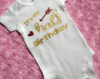 Half Birthday Onesie
