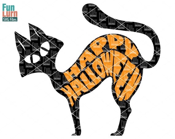 Download Happy Halloween sign svg Halloween Black Cat SVG Halloween