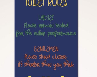 Bathroom Sign Art toilet sign | etsy Bathroom Sign Art toilet sign | etsy