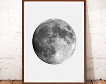 Unique moon printable related items | Etsy