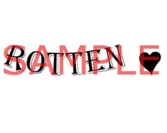 DOWNLOAD Harley Quinn ROTTEN Tattoo Design - Inspired by Suicide Squad