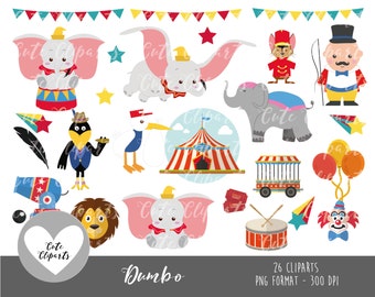50% OFFSALE Dumbo clipart-Dumbo Digital Clip Art-Kids Clipart-Disney clipart-elephant clipart-dumbo stickers-dumbo cute cliparts-png clipart