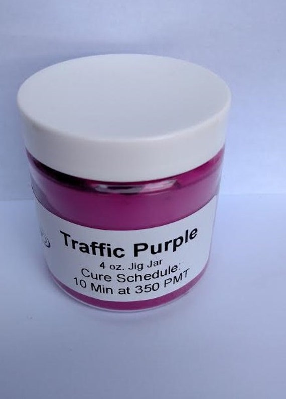 Traffic Purple Powder Coating Powder Small Jar Jig Jar 4
