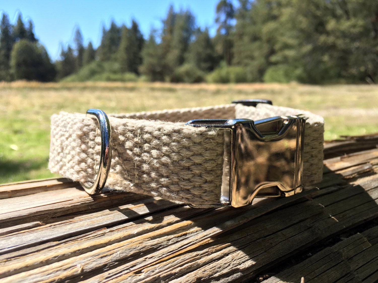 Just Hemp Dog Collar Hemp Dog Collar Adjustable Collar