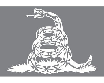 Download Don't Tread On Me Snake Vinyl Sticker