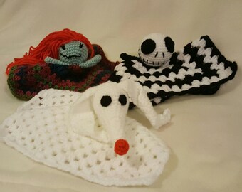 Nightmare Before Christmas Rattles, baby blankets, comforters