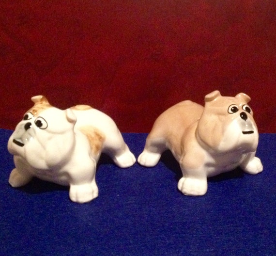 english bulldog ceramic statue