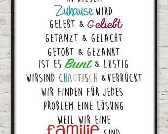Items similar to Family Branches, Family Quote Wall Art, Inspirational