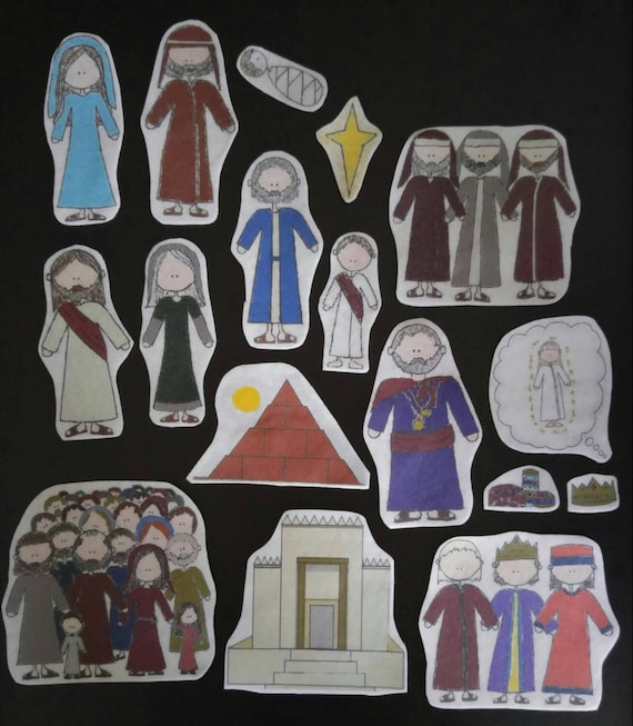 Young Jesus Flannel Board Stories Bible Felt Set with Story