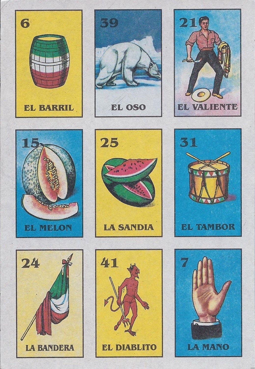 Clean image intended for free printable mexican loteria cards Impeccable image pertaining to free printable mexican loteria cards