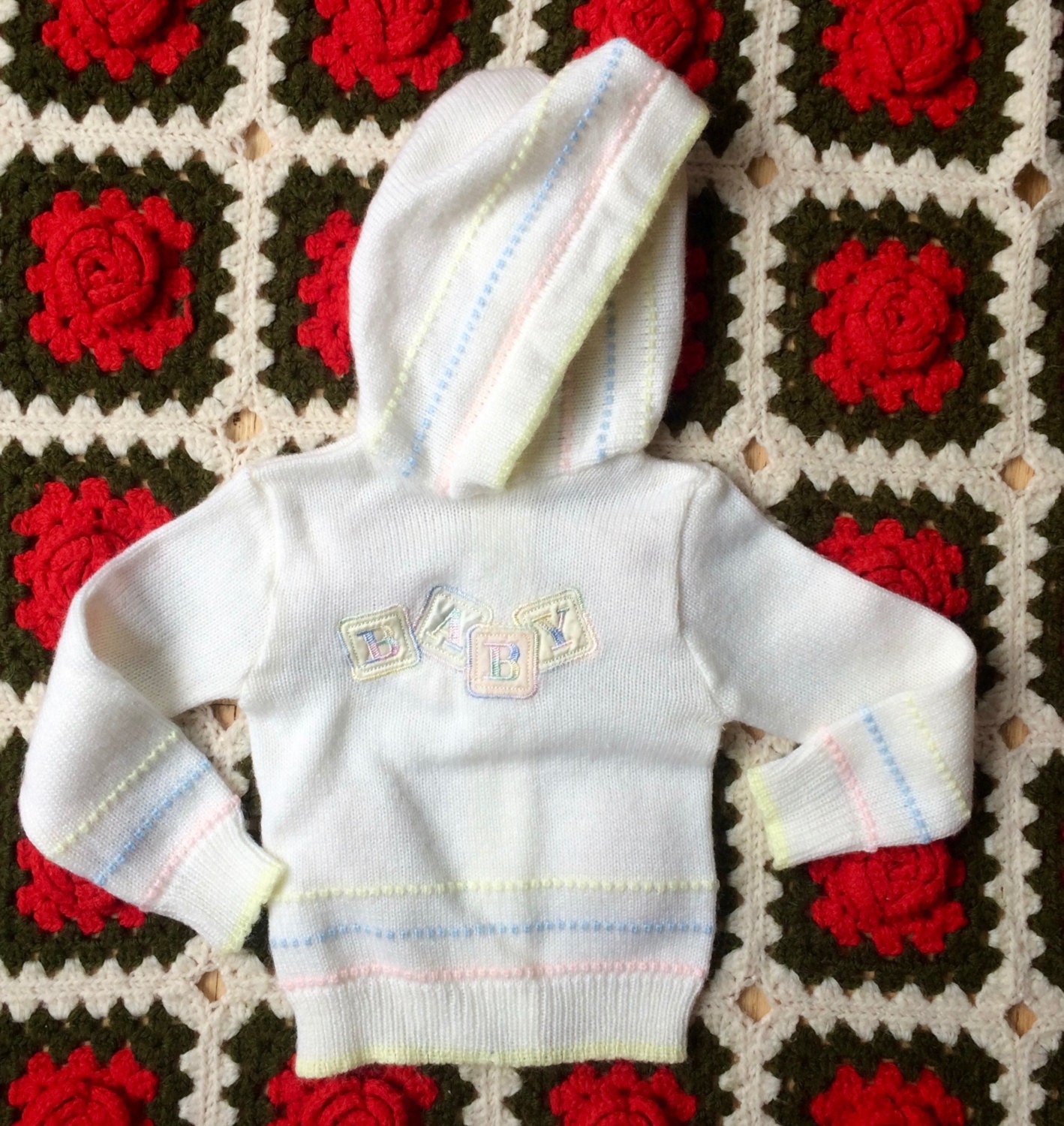 Vintage Baby Sweater 3/6 Months