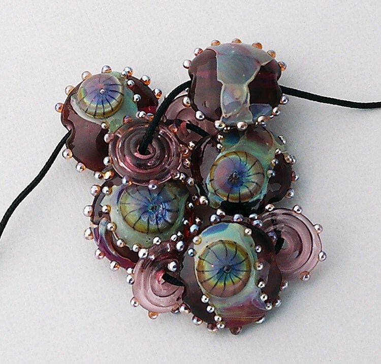 Lampwork Beads Handmade Glass Beads Jewelry Making Craft Supplies