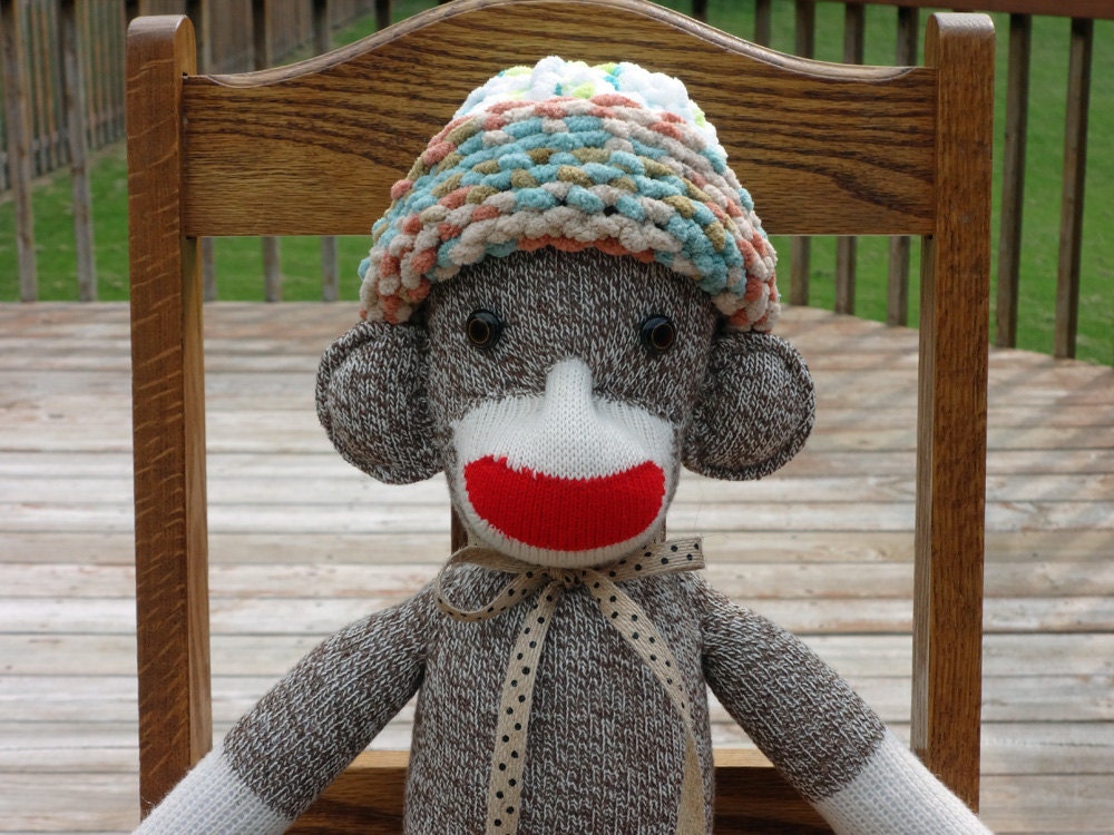 sock monkey doll