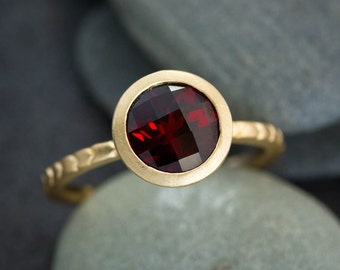 january birthstone garnet ring red garnet solitaire ring gold jewelry non traditional engagement - Nontraditional Wedding Rings january birthstone garnet ring red garnet solitaire ring gold jewelry non traditional engagement - Nontraditional Wedding Rings