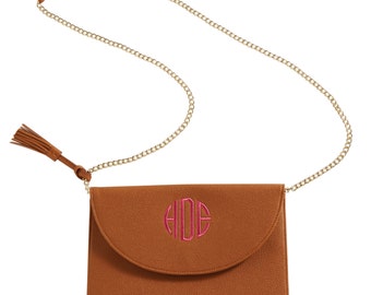 Monogrammed Envelope Purse