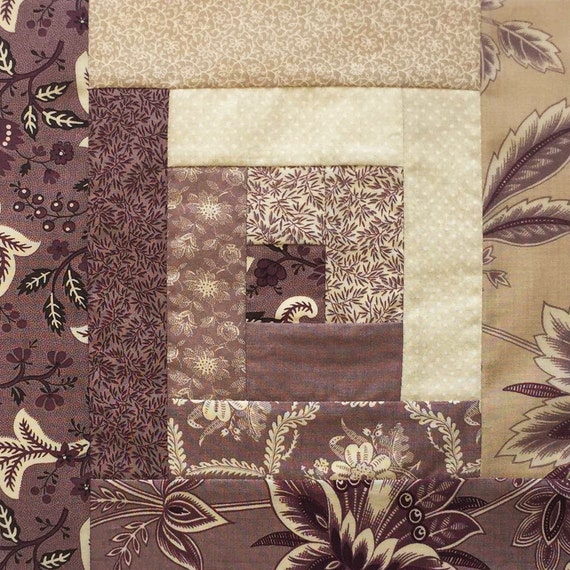 Moda Fabrics 12 Block Log Cabin PRECUT Quilt Kit by JordanFabrics