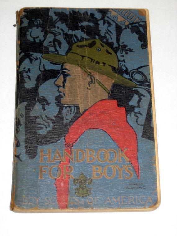 Vintage 1932 Handbook For Boys Boy Scout Handbook