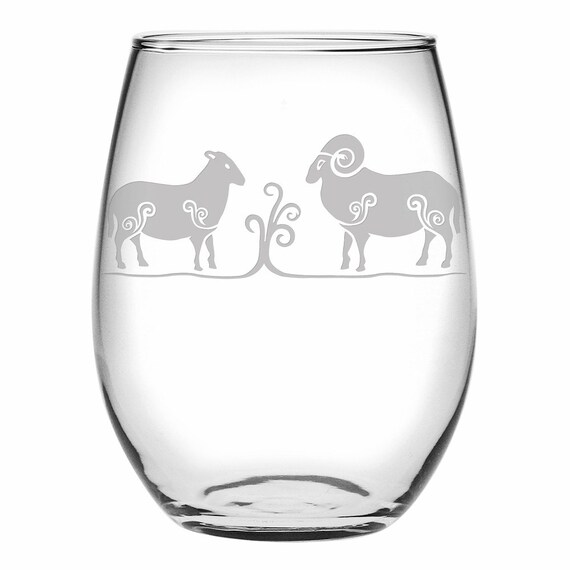 Sheep Wine Glasses