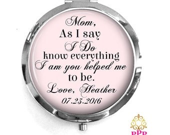 Mother of the Bride Compact Purse Mirror Style 664