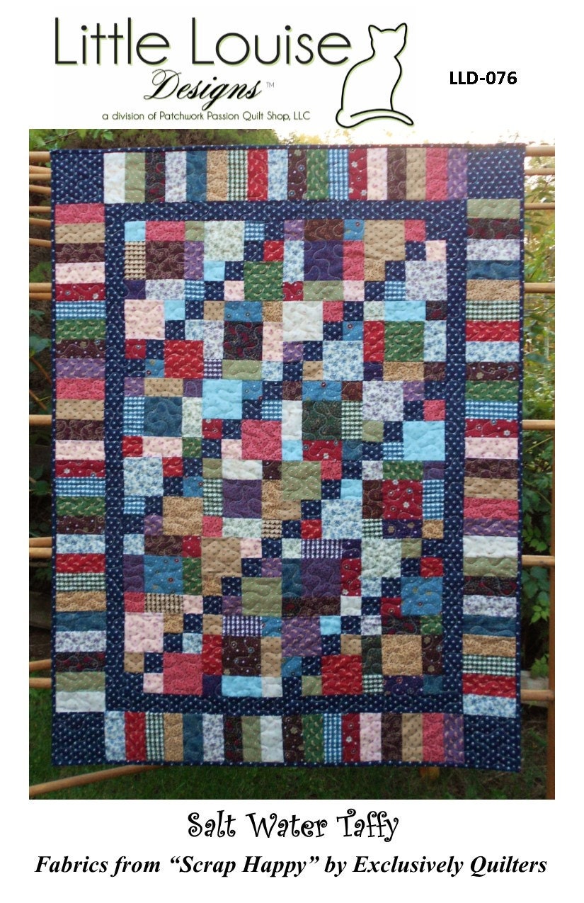 Quilt Pattern Salt Water Taffy PDF INSTANT DOWNLOAD