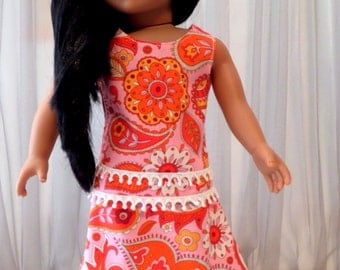 18 Inch Doll Clothes / Doll Skirt / Doll Blouse / Doll Clothing / Doll Accessories / Doll Outfit / Fits American Girl Doll - 5003