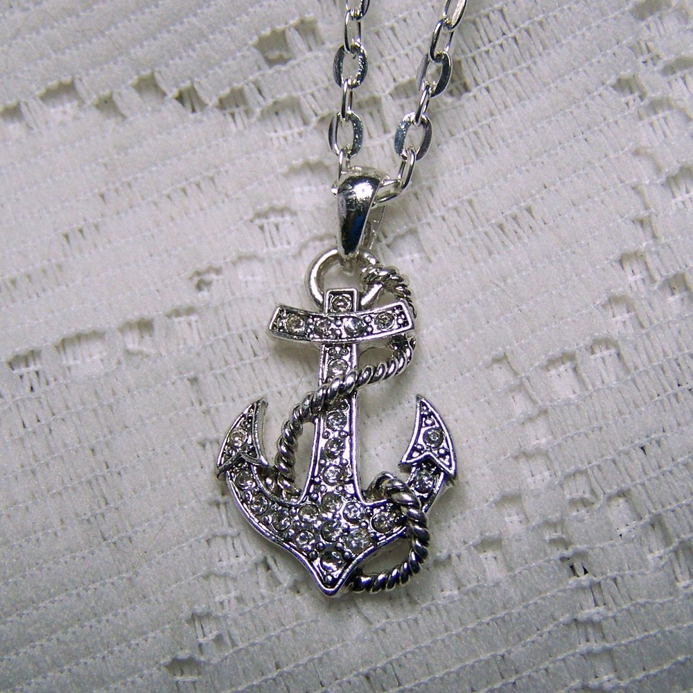 Anchor Pendant & Chain Fouled Anchor Dimensional