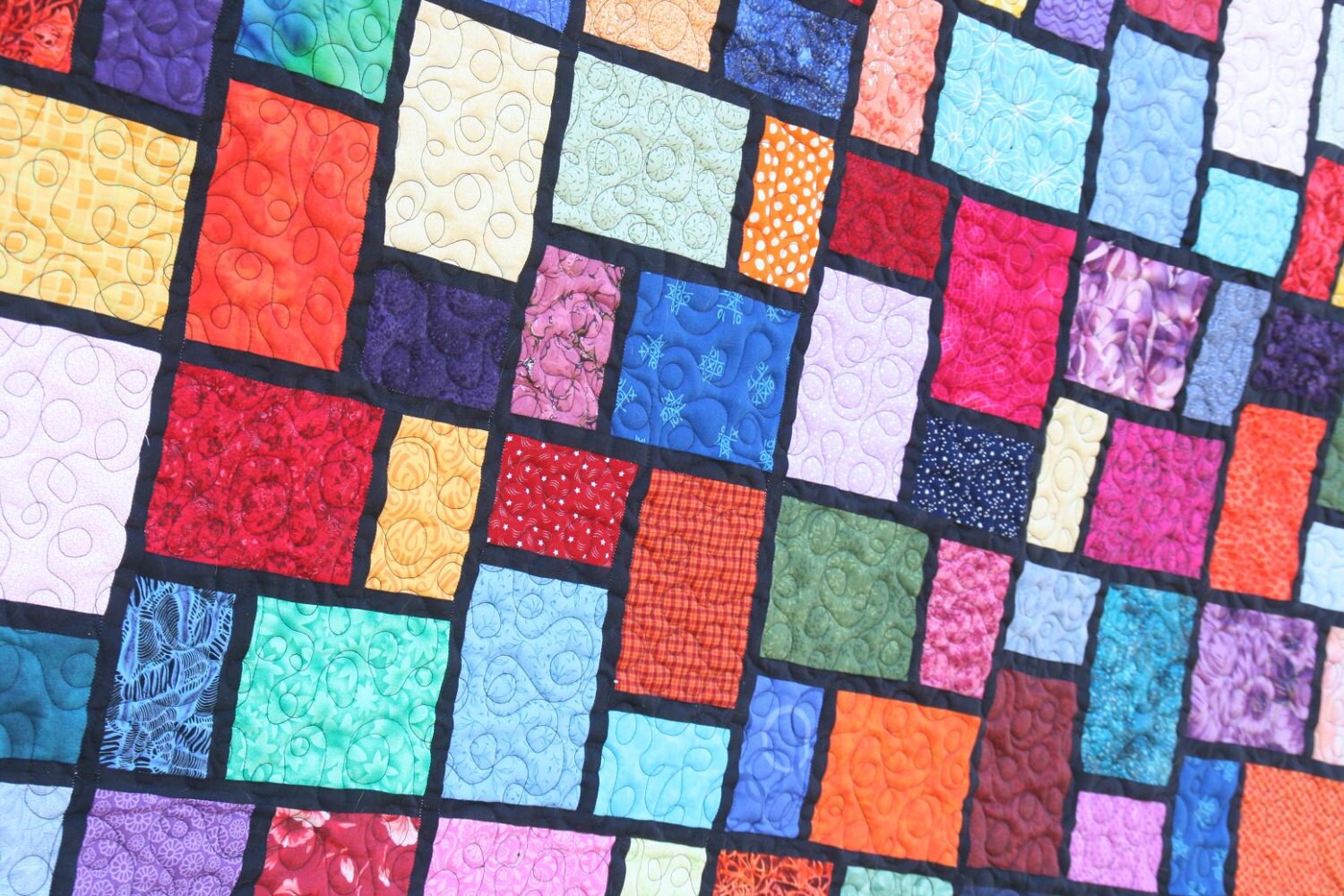 stained glass quilt pdf pattern in multiple by shannonmacdesigns